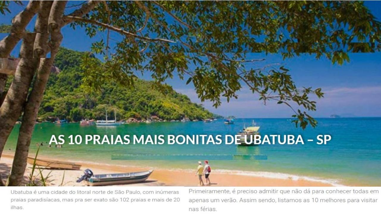 Apartamento Ubatuba - Praia Grande - 80M Da Praia - Ate 8 Pessoas - Praia Grande Ubatuba - 2 Quartos エクステリア 写真